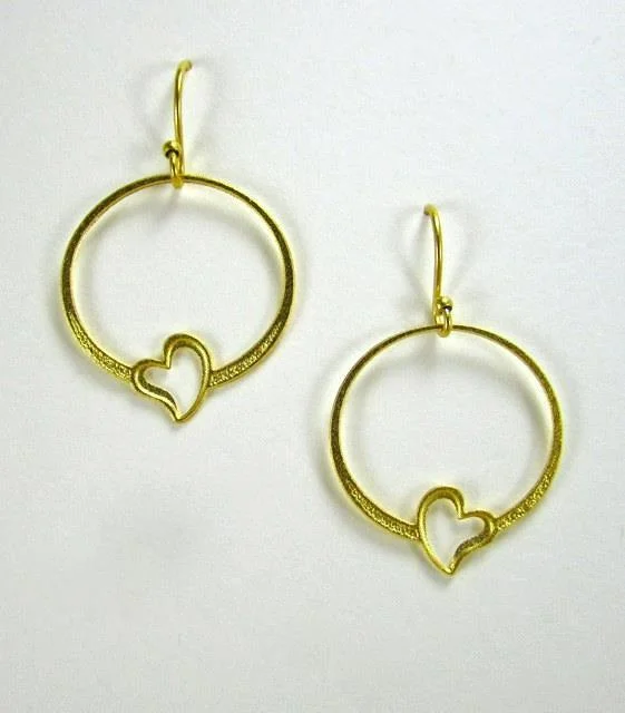 Elegant Evening Earrings-Infinity Heart Earrings