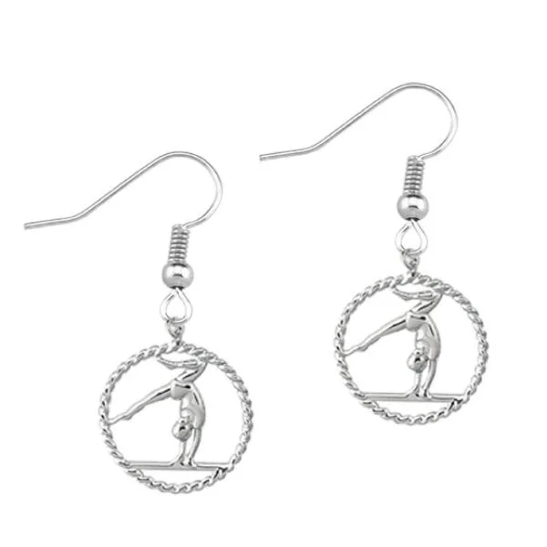 Elegant Wedding Earrings-Gymnastics Earrings