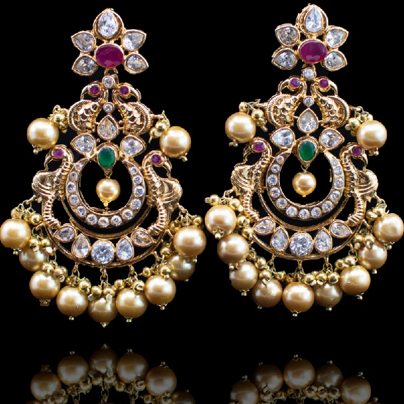 Elegant Drop Earrings-Aashi Earrings - Available in 2 Options