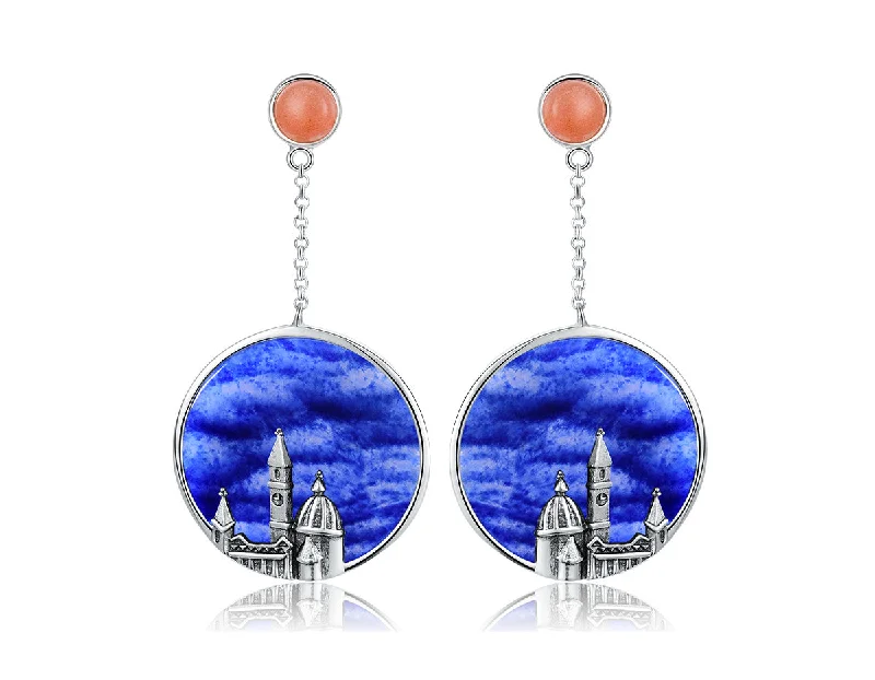 Luxury Pearl Earrings-Cathedral of Saint Mary of the Flower Earring