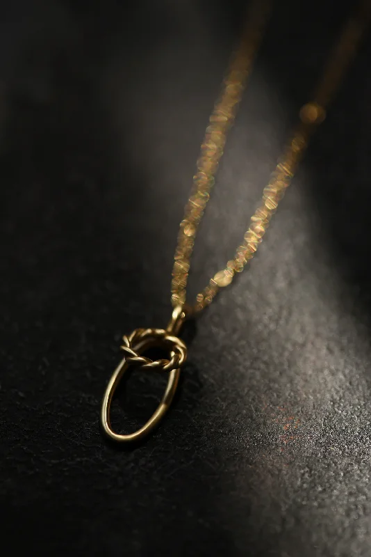 Simple Gold Chain Necklace-NL-H-46