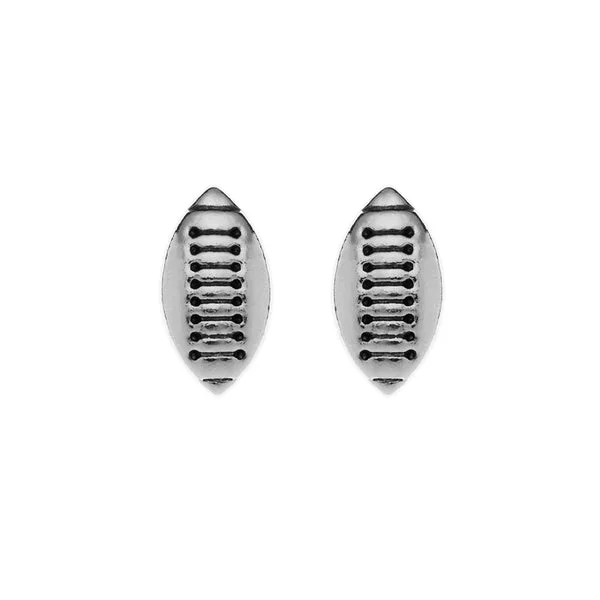 Fashion Bead Earrings-Football Stud Earrings