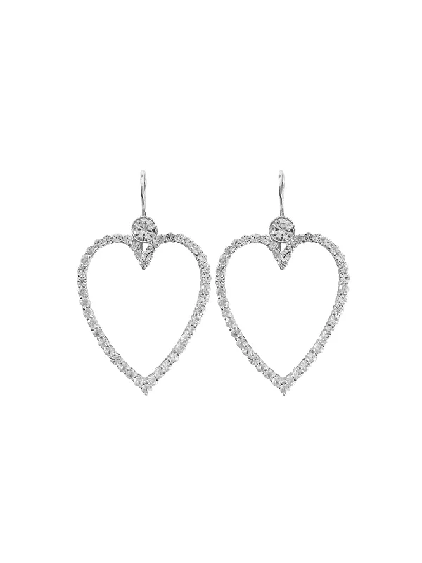 Silver Hoop Earrings for Women-Ciao Bella Earrings