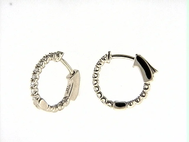 Designer Crystal Earrings-Venetti Hoop Earrings