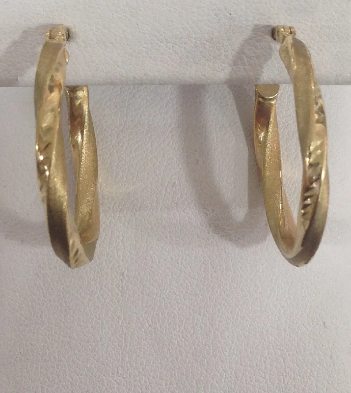 Silver Drop Earrings-Gold Hoops Earrings