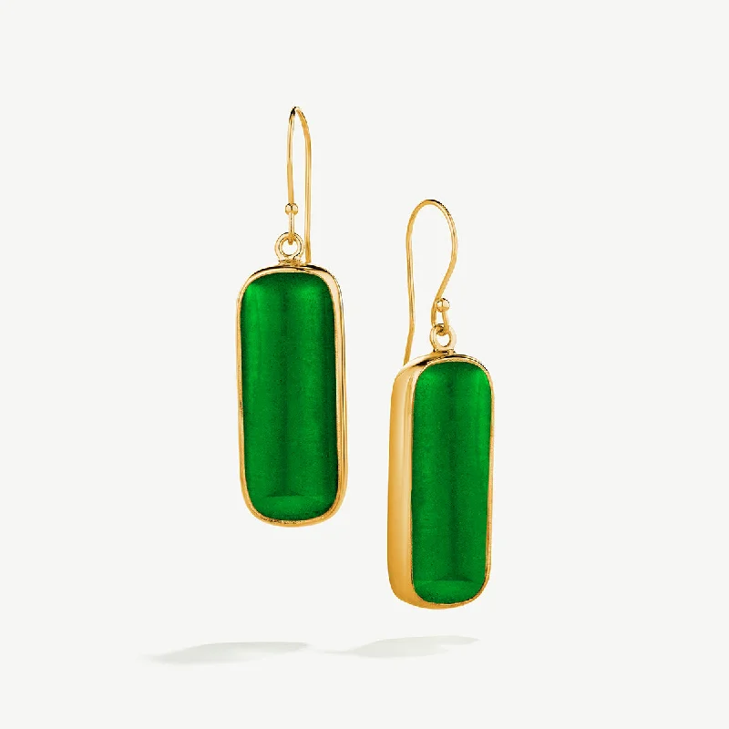 Fancy Drop Earrings-Umbo Drop Earrings