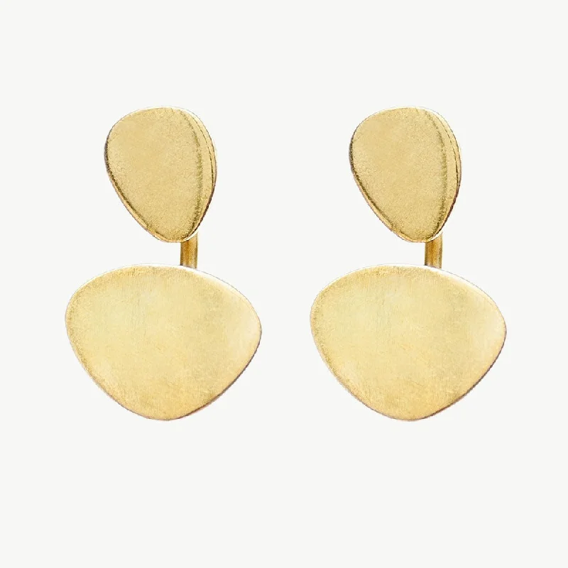 Elegant Gemstone Earrings-Sabi Moon Jacket Earrings