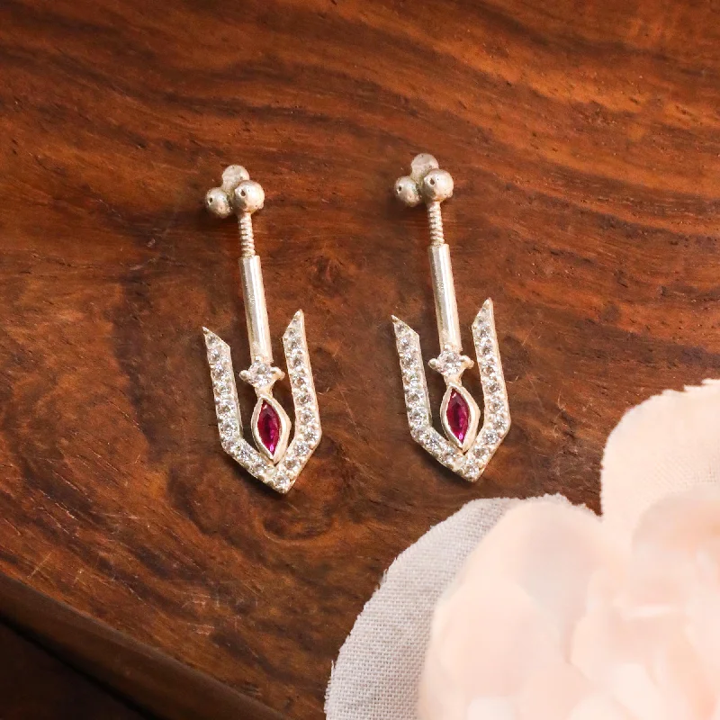 Vintage Gemstone Earrings-Bugadi