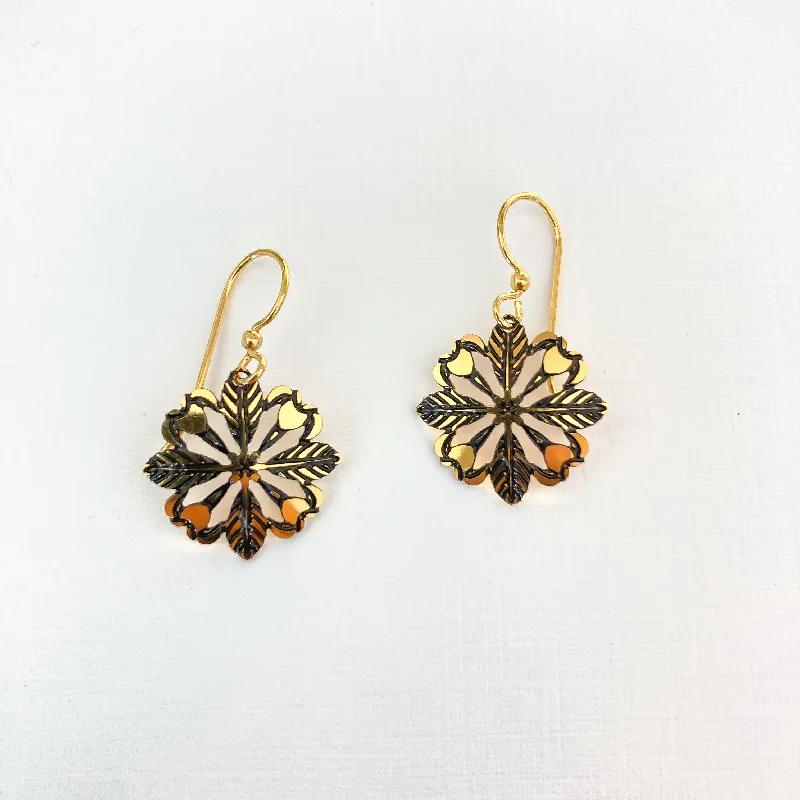 Fashion Earrings for Teenagers-Puakenikeni Flower Earrings