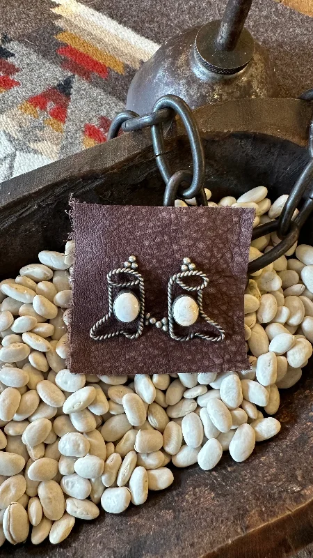 Silver Drop Earrings-Sterling Silver Cowboy Boot Earrings