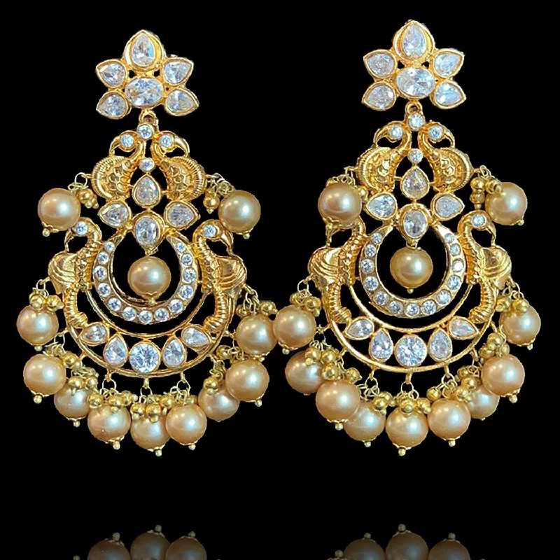 Beautiful Crystal Earrings-Custom Order - Aashi Earrings (CZ)