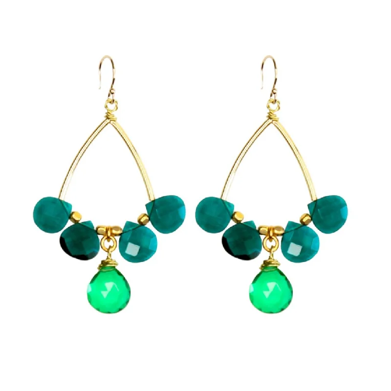 Gold Chain Earrings-Sonata Earrings