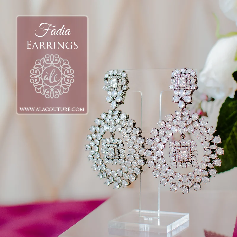 Layered Gold Earrings-Fadia Earrings