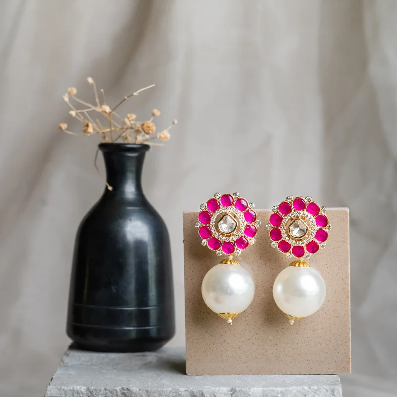 Pretty Gold Earrings-Anya Earrings